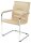 Nowy Styl Besucherstühle Rumba RUMBA CHROM V46 beige Kunstleder, 2 St.