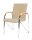 Nowy Styl Besucherstühle Samba beige Kunstleder, 2 St.