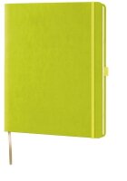 Lediberg Notizbuch Tucson ca. DIN A4 kariert, lemongreen Hardcover 240 Seiten, 1 St.