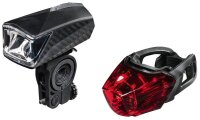 hama Profi L.E.D. LED Fahrradbeleuchtung schwarz