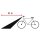 hama Profi L.E.D. LED Fahrradbeleuchtung schwarz