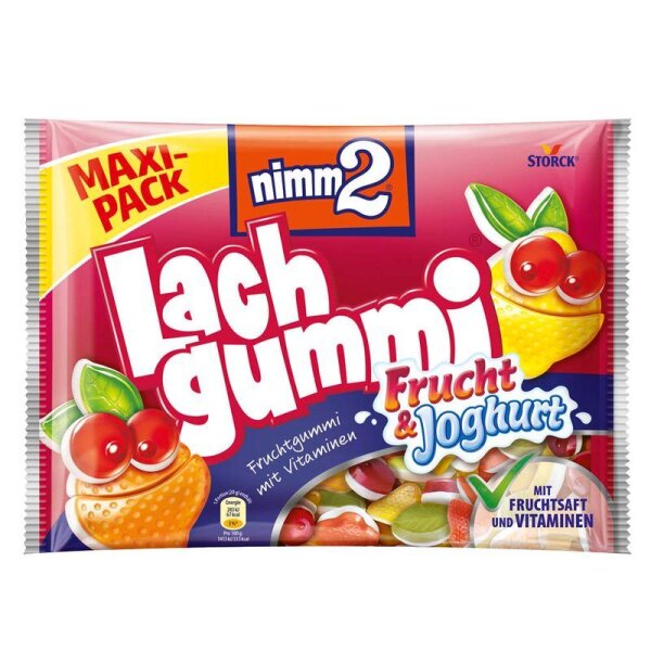 nimm2® Lachgummi Frucht & Joghurt Fruchtgummi 376,0 g