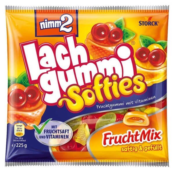 nimm2® Lachgummi Softies Fruchtgummi 225,0 g, 1 Pack