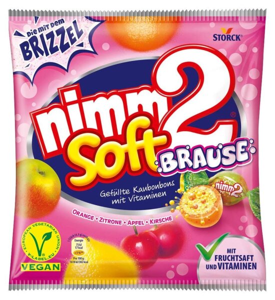 nimm2® soft Brause Kaubonbons 37 St./ 195,0 g, 1 Pack