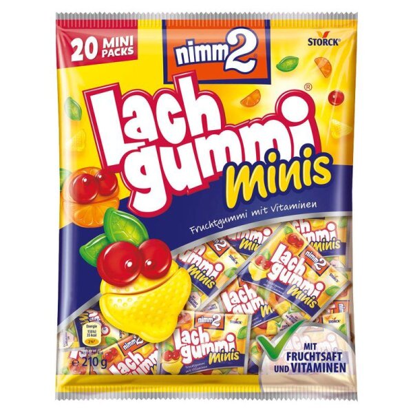 nimm2® Lachgummi mini Fruchtgummi 210,0 g