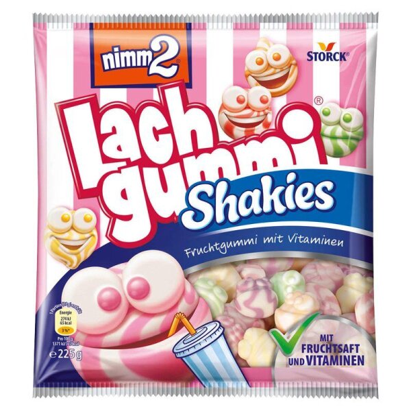 nimm2® Lachgummi Shakies Fruchtgummi 225,0 g