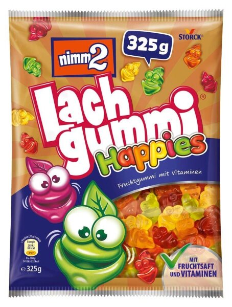 nimm2® Lachgummi Happies Fruchtgummi 325,0 g, 1 Pack