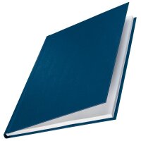 LEITZ Buchbindemappen blau Hardcover für 71 - 105...