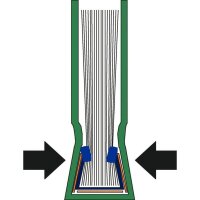 LEITZ Buchbindemappen blau Hardcover für 71 - 105 Blatt DIN A4, 10 St.