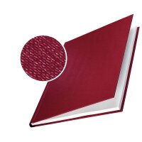 LEITZ Buchbindemappen rot Hardcover für 106 - 140...