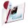 LEITZ Buchbindemappen rot Softcover für 15 - 35 Blatt DIN A4, 10 St.