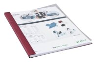 LEITZ Buchbindemappen rot Softcover für 36 - 70...