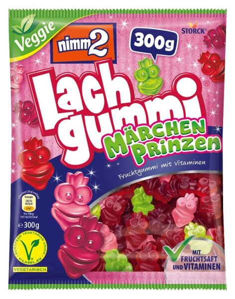 nimm2® Lachgummi Märchenprinzen Fruchtgummi 300,0 g, 1 Pack