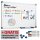 AKTION: MAUL Whiteboard 2000 MAULpro 180,0 x 120,0 cm weiß emaillierter Stahl + GRATIS 4 Boardmarker farbsortiert und 4 Kugelmagnete blau