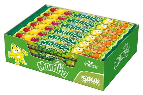Mamba® Sour Kaubonbons 24x 4 St./ 2540,0 g, 1 Pack