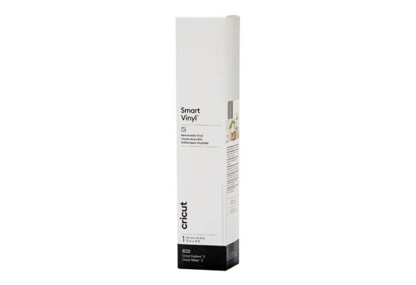 cricut™ Smart Vinyl Vinylfolie wiederablösbar weiß 33,0 cm x 6,4 m,  1 Rolle
