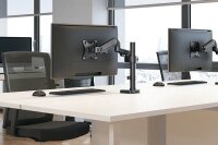 Neomounts Monitor-Halterung DS70-750BL1 schwarz für 1 Monitor, Tischklemme, Tischbohrung