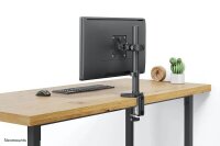 Neomounts Monitor-Halterung FL40-430BL11 schwarz für 1 Monitor, Stangenhalterung