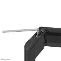 Neomounts Monitor-Halterung DS70-810BL1 schwarz für 1 Monitor, Tischklemme, Tischbohrung