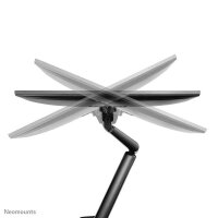 Neomounts Monitor-Halterung DS70-810BL1 schwarz für 1 Monitor, Tischklemme, Tischbohrung