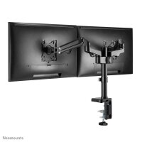 Neomounts Monitor-Halterung DS70-750BL2 schwarz für 2 Monitore, Tischklemme, Tischbohrung