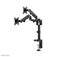 Neomounts Monitor-Halterung DS70-750BL2 schwarz für 2 Monitore, Tischklemme, Tischbohrung