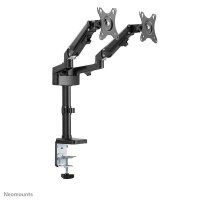 Neomounts Monitor-Halterung DS70-750BL2 schwarz für 2 Monitore, Tischklemme, Tischbohrung