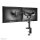 Neomounts Monitor-Halterung DS70-750BL2 schwarz für 2 Monitore, Tischklemme, Tischbohrung