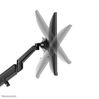 Neomounts Monitor-Halterung DS70-810BL2 schwarz für 2 Monitore, Tischklemme, Tischbohrung