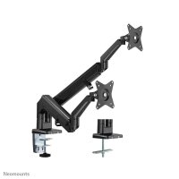 Neomounts Monitor-Halterung DS70-810BL2 schwarz für 2 Monitore, Tischklemme, Tischbohrung