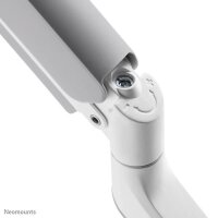 Neomounts Monitor-Halterung DS75-450WH2 weiß für 2 Monitore, Tischklemme, Tischbohrung