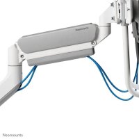 Neomounts Monitor-Halterung DS75-450WH2 weiß für 2 Monitore, Tischklemme, Tischbohrung