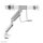 Neomounts Monitor-Halterung DS75-450WH2 weiß für 2 Monitore, Tischklemme, Tischbohrung