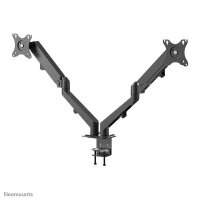 Neomounts Monitor-Halterung DS70-700BL2 schwarz für 2 Monitore, Tischklemme