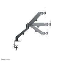 Neomounts Monitor-Halterung DS70-700BL2 schwarz für 2 Monitore, Tischklemme