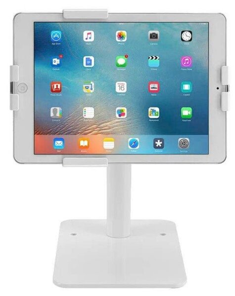 Neomounts Tablet-Ständer DS15-625WH1 weiß für 1 Tablet, Tischbohrung