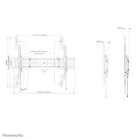 Neomounts TV-Wandhalterung WL30S-950BL19 schwarz