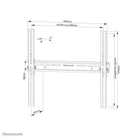 Neomounts TV-Wandhalterung WL35-350BL14 schwarz
