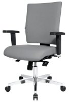 Topstar Bürostuhl Lightstar 10, LS19W0G23 Stoff grau, Gestell alu
