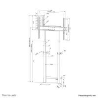 Neomounts TV-Wandhalterung WL55-875WH1 weiß