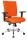 Topstar Bürostuhl Lightstar 10, LS19W0G04 Stoff orange, Gestell alu
