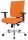 Topstar Bürostuhl Lightstar 10, LS19W0G04 Stoff orange, Gestell alu