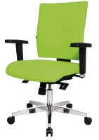 Topstar Bürostuhl Lightstar 10, LS19W0G05 Stoff grün, Gestell alu