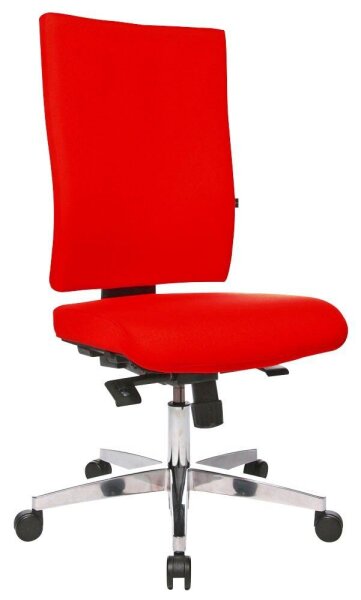 Topstar Bürostuhl Lightstar 20, LS29W0G21 Stoff rot, Gestell alu