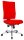 Topstar Bürostuhl Lightstar 20, LS29W0G21 Stoff rot, Gestell alu