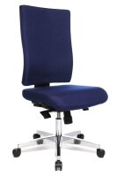 Topstar Bürostuhl Lightstar 20, LS29W0G26 Stoff blau, Gestell alu