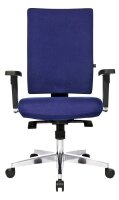 Topstar Bürostuhl Lightstar 20, LS29W0G26 Stoff blau, Gestell alu