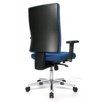 Topstar Bürostuhl Lightstar 20, LS29W0G26 Stoff blau, Gestell alu
