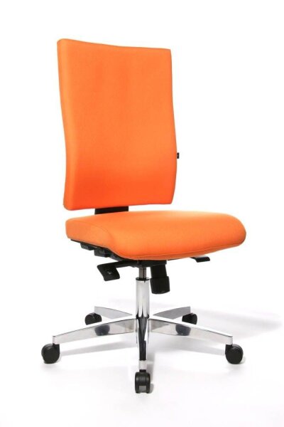 Topstar Bürostuhl Lightstar 20, LS29W0G04 Stoff orange, Gestell alu