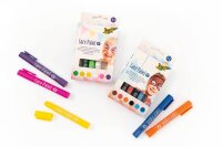 6 folia Wild Kinderschmink-Set farbsortiert
